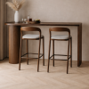 Masif Gürgen Bar Seti | 1 Adet Bar Masası + 2 Adet Ahşap Bar Sandalyesi