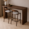 Masif Gürgen Bar Seti | 1 Adet Bar Masası + 2 Adet Ahşap Bar Sandalyesi