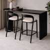Masif Gürgen Bar Seti | 1 Adet Bar Masası + 2 Adet Ahşap Bar Sandalyesi