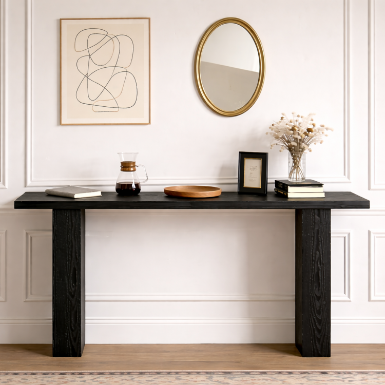 Masif Çam Ahşap Dresuar | Modern Antre Dresuarı | El Yapımı Masif Çam Dresuar 140cm 