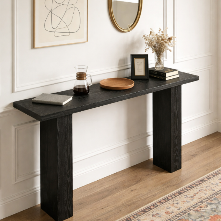 Masif Çam Ahşap Dresuar | Modern Antre Dresuarı | El Yapımı Masif Çam Dresuar 140cm 