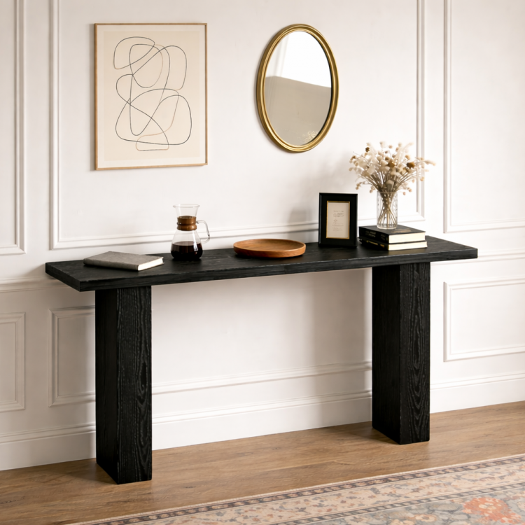 Masif Çam Ahşap Dresuar | Modern Antre Dresuarı | El Yapımı Masif Çam Dresuar 140cm 