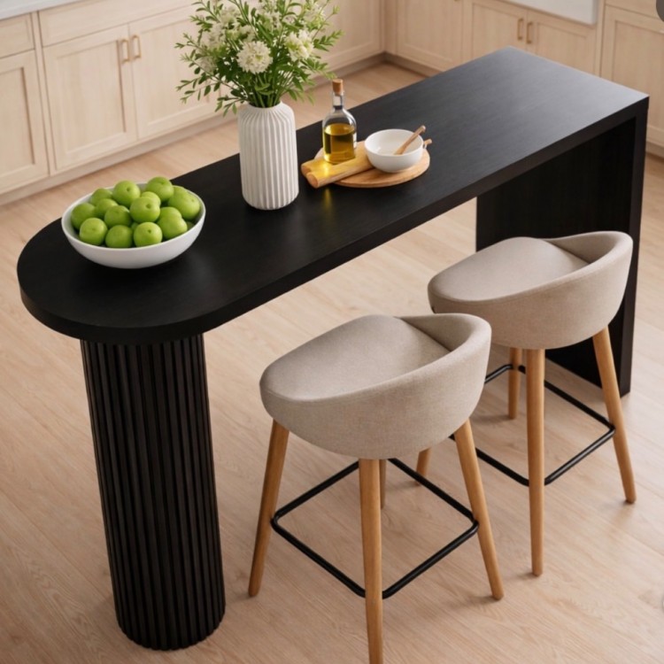 125x45cm yükseklik:92cm özel bar masası siyah 125x45cm yükseklik:92cm özel bar masası siyah