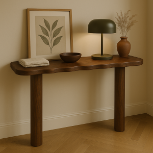 Modern Tasarım Masif Ahşap Dresuar – Doğal Çam, El Yapımı Konsol