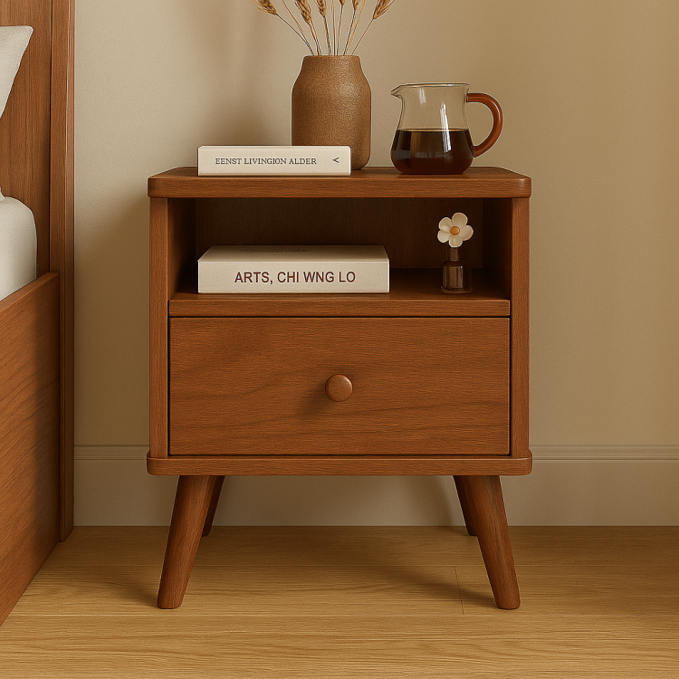 Doğal Huş Kontraplak El Yapımı Komodin – Minimalist & Modern Tasarım Çekmece Ve Raflı Doğal Huş Kontraplak El Yapımı Komodin – Minimalist & Modern Tasarım Çekmece Ve Raflı