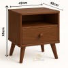 Doğal Huş Kontraplak El Yapımı Komodin – Minimalist & Modern Tasarım Çekmece Ve Raflı Doğal Huş Kontraplak El Yapımı Komodin – Minimalist & Modern Tasarım Çekmece Ve Raflı