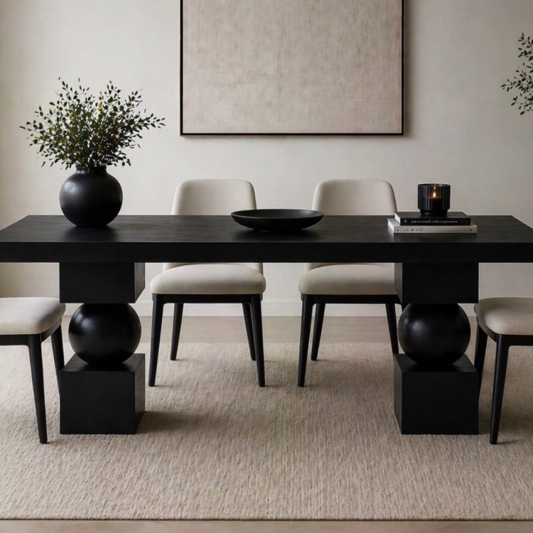 200x80 cm özel ölçü siyah renk yemek masası 200x80 cm özel ölçü siyah renk yemek masası