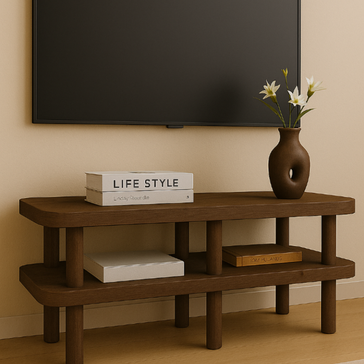 çam masif ahşap Tv Ünitesi Modern minimalist tasarım 120 cm çam masif ahşap Tv Ünitesi Modern minimalist tasarım 120 cm