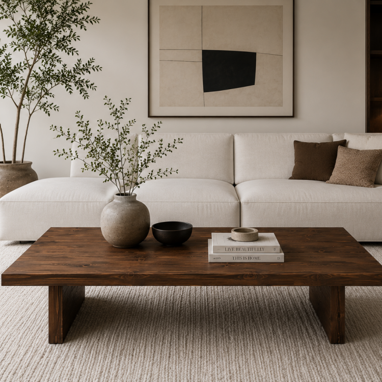 Tamamı Masif Ahşap Dikdörtgen Orta Sehpa 120x80x40 cm Modern El İşçiliği Salon Sehpası Tamamı Masif Ahşap Dikdörtgen Orta Sehpa 120x80x40 cm Modern El İşçiliği Salon Sehpası