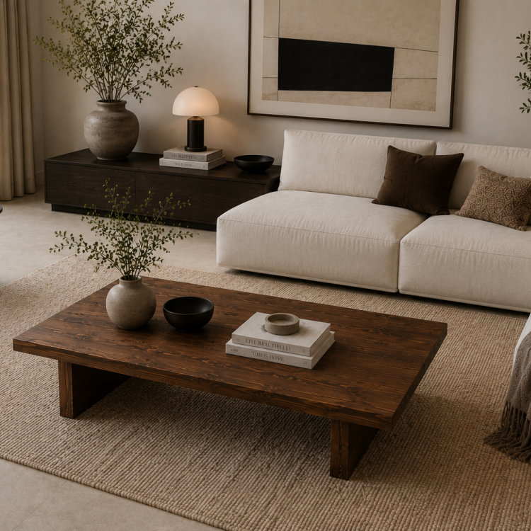 Tamamı Masif Ahşap Dikdörtgen Orta Sehpa 120x80x40 cm Modern El İşçiliği Salon Sehpası Tamamı Masif Ahşap Dikdörtgen Orta Sehpa 120x80x40 cm Modern El İşçiliği Salon Sehpası