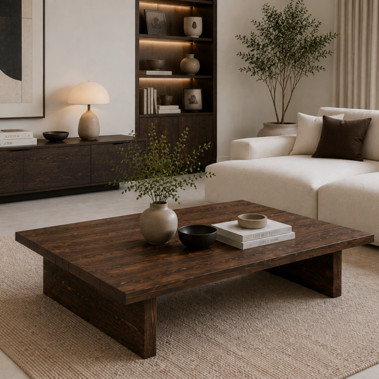 Tamamı Masif Ahşap Dikdörtgen Orta Sehpa 120x80x40 cm Modern El İşçiliği Salon Sehpası Tamamı Masif Ahşap Dikdörtgen Orta Sehpa 120x80x40 cm Modern El İşçiliği Salon Sehpası