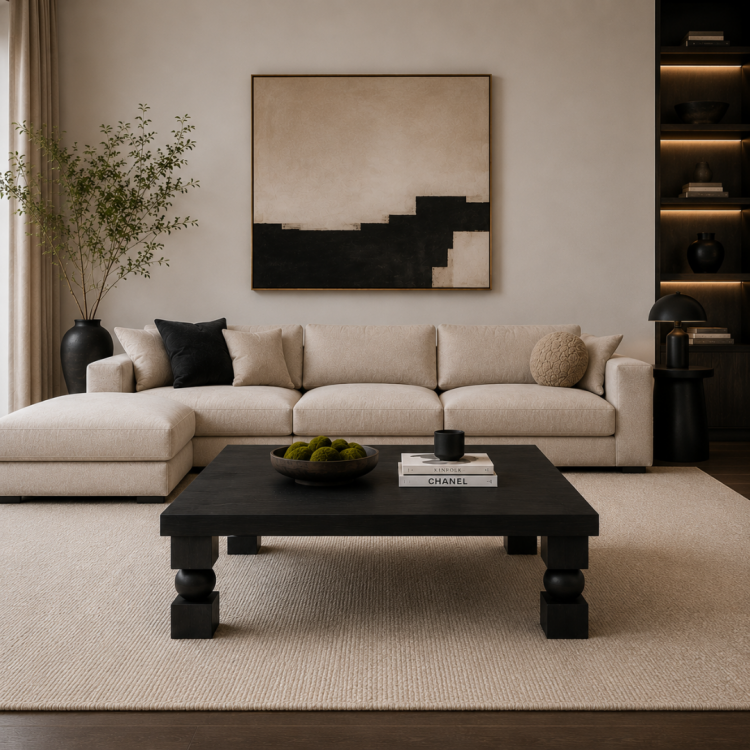 Doğal Masif Ahşap Orta Sehpa 100x100 cm – Heykelsi Küp Top Ayaklı Modern Salon Sehpası Kare Orta Sehpa Doğal Masif Ahşap Orta Sehpa 100x100 cm – Heykelsi Küp Top Ayaklı Modern Salon Sehpası Kare Orta Sehpa