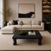Doğal Masif Ahşap Orta Sehpa 100x100 cm – Heykelsi Küp Top Ayaklı Modern Salon Sehpası Kare Orta Sehpa Doğal Masif Ahşap Orta Sehpa 100x100 cm – Heykelsi Küp Top Ayaklı Modern Salon Sehpası Kare Orta Sehpa
