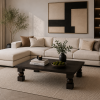 Doğal Masif Ahşap Orta Sehpa 100x100 cm – Heykelsi Küp Top Ayaklı Modern Salon Sehpası Kare Orta Sehpa Doğal Masif Ahşap Orta Sehpa 100x100 cm – Heykelsi Küp Top Ayaklı Modern Salon Sehpası Kare Orta Sehpa