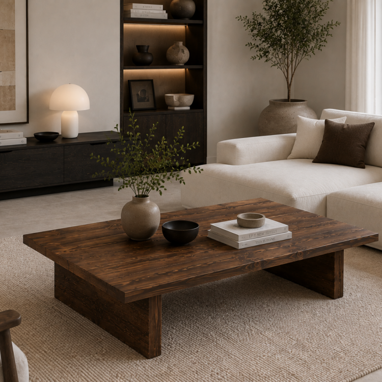 Tamamı Masif Ahşap Dikdörtgen Orta Sehpa 120x80x40 cm Modern El İşçiliği Salon Sehpası Tamamı Masif Ahşap Dikdörtgen Orta Sehpa 120x80x40 cm Modern El İşçiliği Salon Sehpası