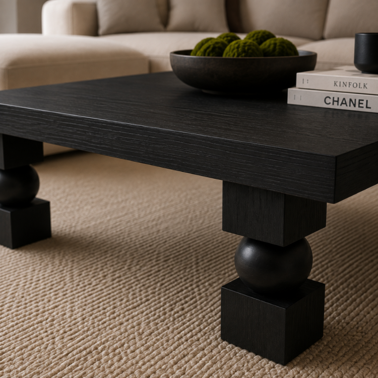 Doğal Masif Ahşap Orta Sehpa 100x100 cm – Heykelsi Küp Top Ayaklı Modern Salon Sehpası Kare Orta Sehpa Doğal Masif Ahşap Orta Sehpa 100x100 cm – Heykelsi Küp Top Ayaklı Modern Salon Sehpası Kare Orta Sehpa