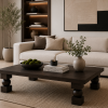 Doğal Masif Ahşap Orta Sehpa 100x100 cm – Heykelsi Küp Top Ayaklı Modern Salon Sehpası Kare Orta Sehpa Doğal Masif Ahşap Orta Sehpa 100x100 cm – Heykelsi Küp Top Ayaklı Modern Salon Sehpası Kare Orta Sehpa
