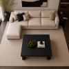 Doğal Masif Ahşap Orta Sehpa 100x100 cm – Heykelsi Küp Top Ayaklı Modern Salon Sehpası Kare Orta Sehpa Doğal Masif Ahşap Orta Sehpa 100x100 cm – Heykelsi Küp Top Ayaklı Modern Salon Sehpası Kare Orta Sehpa