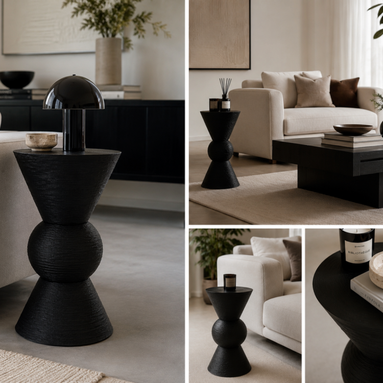 Ayos Masif Ahşap El Yapımı Torna Yan Sehpa – Modern Dekoratif Tasarım Sehpa Ayos Masif Ahşap El Yapımı Torna Yan Sehpa – Modern Dekoratif Tasarım Sehpa