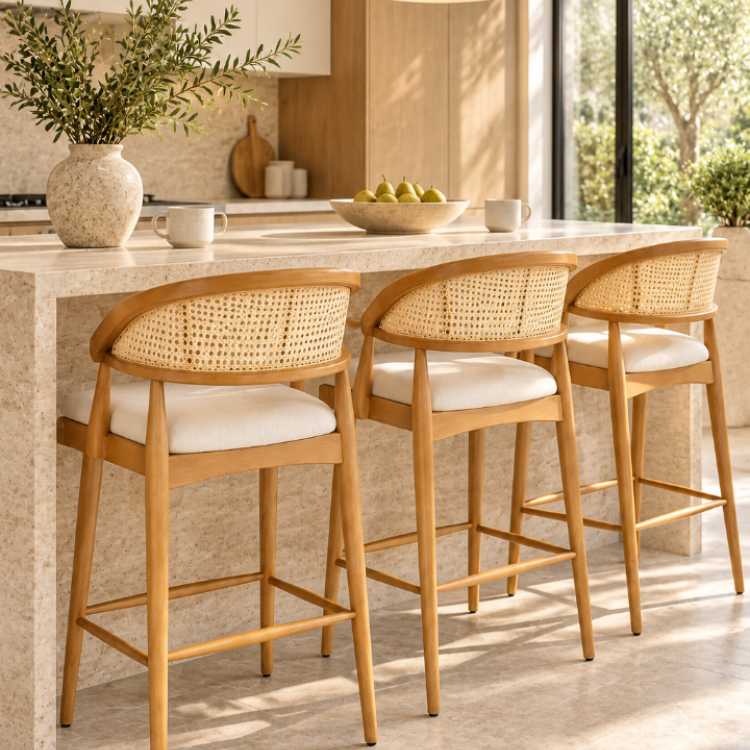 Hasırlı Kollu Masif Gürgen Bar Sandalyesi – Modern ve Ergonomik Tasarım Hasırlı Kollu Masif Gürgen Bar Sandalyesi – Modern ve Ergonomik Tasarım