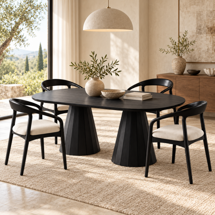 Kampanyaya Özel Gürgen Yemek Takımı | 160×90 cm Masa + 4 Yılan Sandalye Kampanyaya Özel Gürgen Yemek Takımı | 160×90 cm Masa + 4 Yılan Sandalye