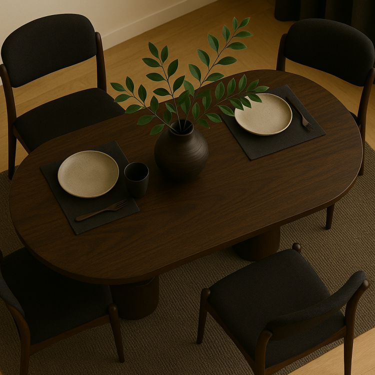 Masif Kayın Ağacı Yemek Masası – Doğal Ahşap, El İşçiliği, Zarif Tasarım