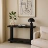 Masif Ahşap 2 Katlı Dekoratif Dresuar Konsol Lux Modern Minimal 2 Katlı