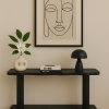 Masif Ahşap 2 Katlı Dekoratif Dresuar Konsol Lux Modern Minimal 2 Katlı