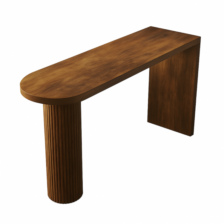 1 bar masası 150x50cm  2adet kolsuz bar sandalyesi ceviz 