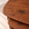 Masif Ağaç 3’lü Zigon Sehpa | Doğal Ahşap, El İşçiliği, Modern Masif Ağaç 3’lü Zigon Sehpa | Doğal Ahşap, El İşçiliği, Modern
