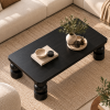 Masif Gürgen Ahşap Orta Sehpa – Özel Torna Top Ayaklı Modern Lüks Tasarım 120x60 cm Masif Gürgen Ahşap Orta Sehpa – Özel Torna Top Ayaklı Modern Lüks Tasarım 120x60 cm