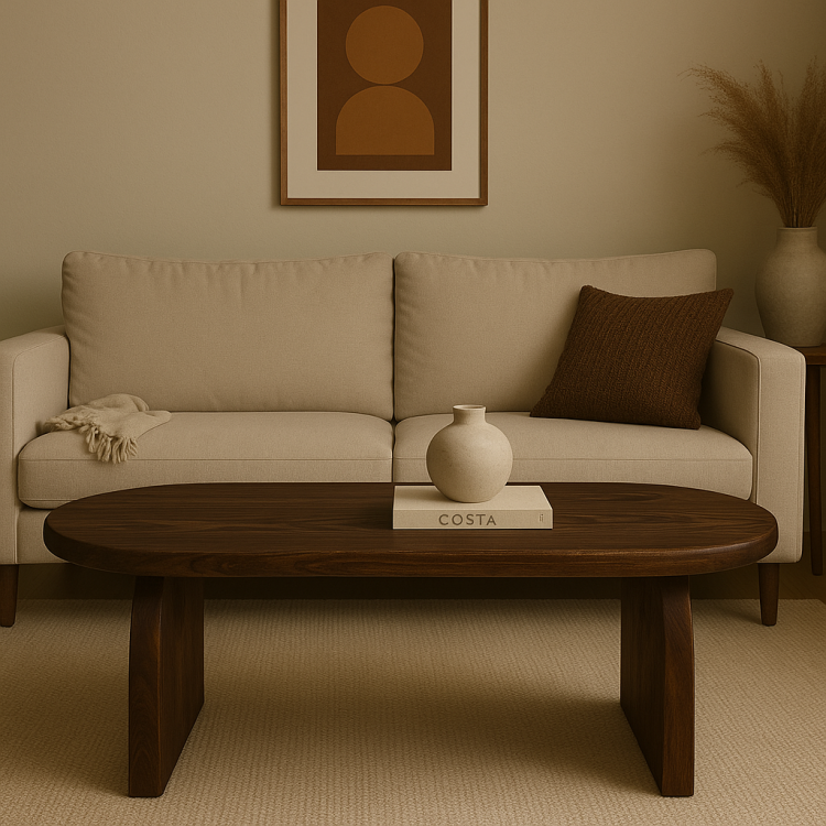 Masif Çam Ahşap Naturel Orta Sehpa – Modern Minimal Tasarım  El Yapımı & Şık Tasarım Rustik