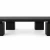 Block 4 Küp Ayaklı Masif Ahşap Orta Sehpa – 140x65 cm Modern Dikdörtgen Tasarım Block 4 Küp Ayaklı Masif Ahşap Orta Sehpa – 140x65 cm Modern Dikdörtgen Tasarım