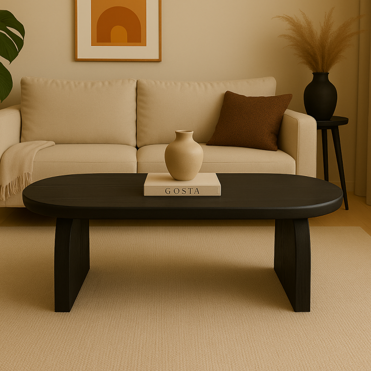 Masif Çam Ahşap Naturel Orta Sehpa – Modern Minimal Tasarım  El Yapımı & Şık Tasarım Rustik