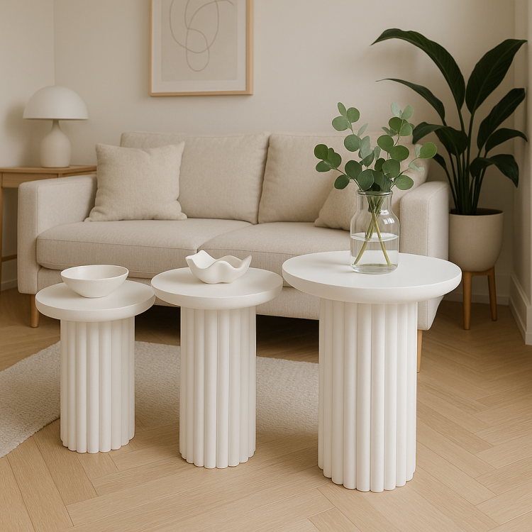 Masif Gürgen Ağacı 3’lü Zigon Sehpa Seti – Modern Minimal PTT ayaklı Modern Yan Sehpa Masif Gürgen Ağacı 3’lü Zigon Sehpa Seti – Modern Minimal PTT ayaklı Modern Yan Sehpa