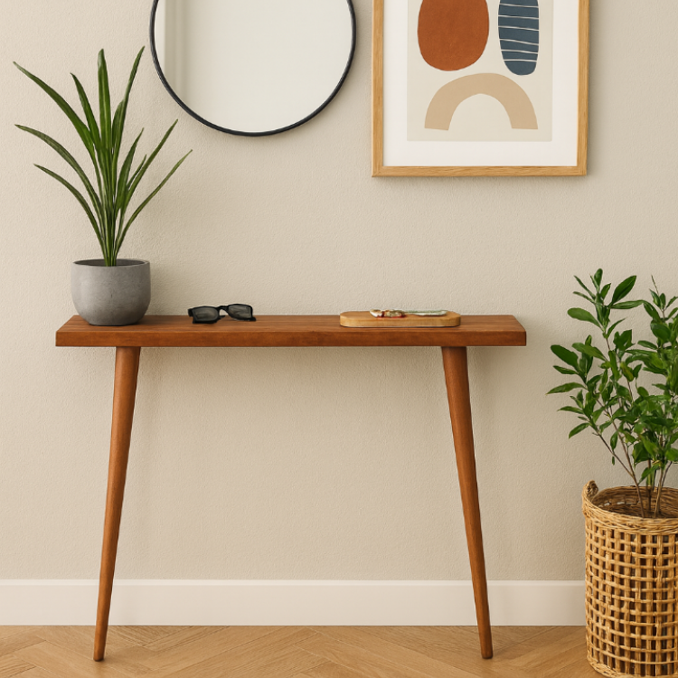 Masif Ahşap Minimal Modern Dresuar – El Yapımı, Premium Kalite Tamamen Masif Ağaç El Yapımı 