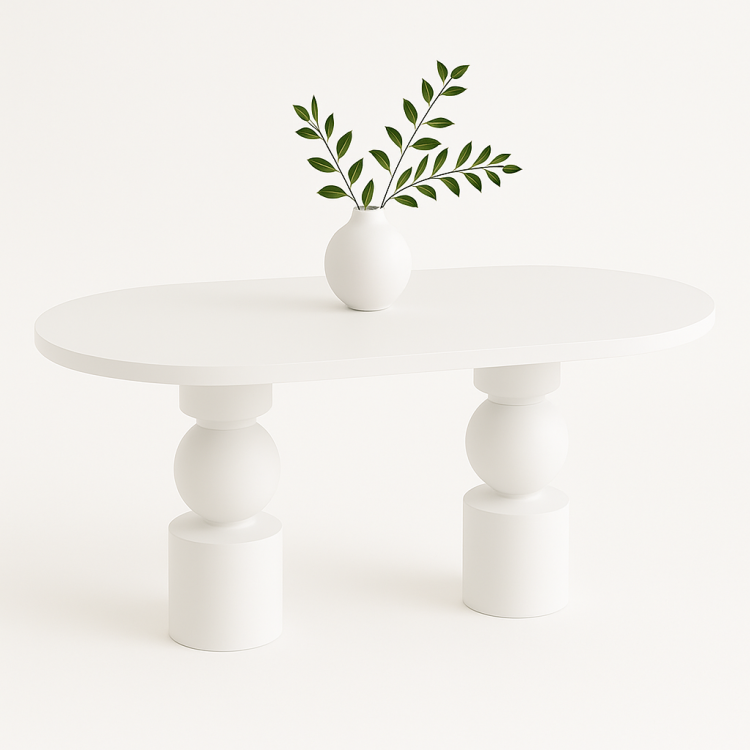 Masif Kayın Ağacı Yemek Masası – Doğal Ahşap, El İşçiliği, Zarif Tasarım Beyaz Modern Estetik Masif Kayın Ağacı Yemek Masası – Doğal Ahşap, El İşçiliği, Zarif Tasarım Beyaz Modern Estetik